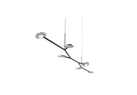 Hängeleuchte LYS D 140 Standard LED Alu/Schwarz  230V 58W 4200lm 2700°K CRI80 IP20 L=140cm