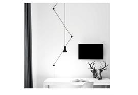 Hängeleuchte NEURO LED max.15W 3000K schwarz  230V E27 9,5W LED 3000K inkl. D=135 H=150mm