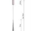 Hängeleuchte Niceone UP 7 LED 1x11W 2700°K alu pol  240V 1x730lm H=max.250cm D=4cm | Bild 2