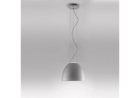 Hängeleuchte NUR mini Alugrau dim  230V/ 1x11W o. 1x160W Eco R7s