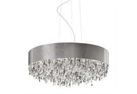 Hängeleuchte Olà S6 LED 90cm 3000K blattsilber  230V/ 44W 3000K D=90cm H=20cm