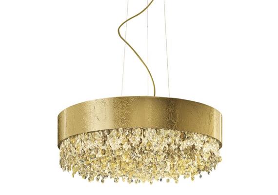 Hängeleuchte Olà S6 LED brüniert gebürstet  230V/ 3000K D=60cm H=20cm IP20