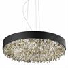 Hängeleuchte Olà S6 rund LED 40cm schwarz matt  230V oben&unten: 11W 2x1760lm D=40 H=20