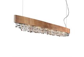 Hängeleuchte Olà S8 oval LED,210cm kupfer  230V/3000K D=210cm B=20 H=20 IP20