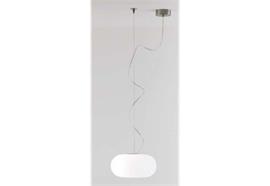 Hängeleuchte Over S 3 nickel/weiss Aufhängung zentral  230V E27 1x150W d=360mm h=185