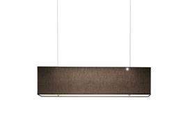 Hängeleuchte Rettangolo Baumwolle grau 312  240V/ 4XE27 42W L120 H30 B 22cm