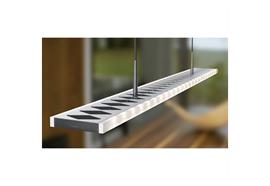 Hängeleuchte Rhombus LED 65W 2700K schwarz elox.  230V 4000lm L=1235mm stufenlos dimmbar