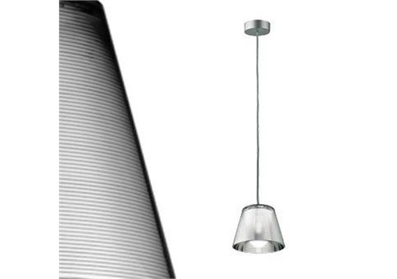 Hängeleuchte Romeo Babe K S transparent  230V G9 1x40W D=110 H=90 mit Baldachin