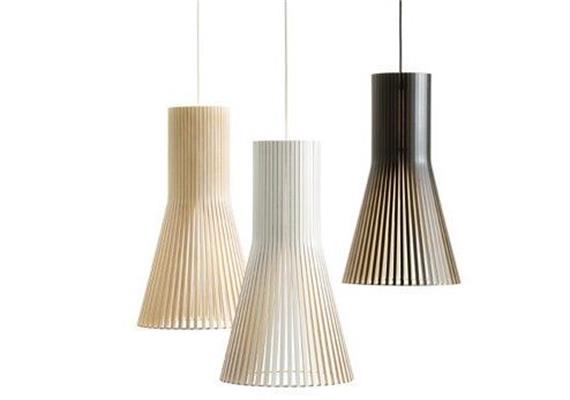 Hängeleuchte Secto Small Birke schwarz  230V/E27/ 12W LED