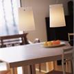 Hängeleuchte Sera small S11 Glas weiss  240V E27 2x 100W Nickel  D=220 H=2000 | Bild 2