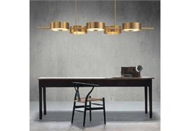 Hängeleuchte SOUND BIL5 LED gold gebürstet  230V 29W/ 3000K L=191 B=64 H=11/ IP20