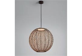 Hängeleuchte Sphere 60 outdoor Schirm Brown  240V/2700K 1400Lm 14W D=60cm H=44cm IP65