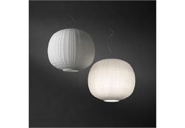 Hängeleuchte Tartan E27 weiss  230VAC E27 1x21W LED 2700K D=400 H=350mm