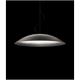 Hängeleuchte Whitenoise LED 42W 3000°K schwarz  230V inkl. LED 3800lm CRI 90 D=96, H=20cm