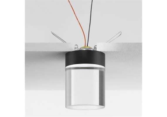 Halbeinbaustrahler PALLINO rund LED 4.5W 3000°K chrom  17.5V 250mA 430lm / H=70 D=50