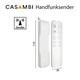 Handfernbedienung Casambi 4-Kanal weiss matt  ohne Batterie / L=134 B=36 H=9mm / IP20
