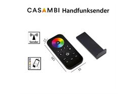 Handfernbedienung per Casambi RGB schwarz  4-Kanal / L=120 B=55 H=17 / IP20