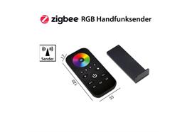 Handfernbedienung per Funk Zigbeei RGB schwarz  4-Kanal / L=120 B=55 H=17 / IP20