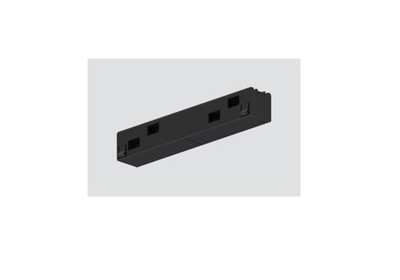 Isolier Linear-Verbinder Stromschiene Magneto schwarz  L=105mm B=17mm / IP20