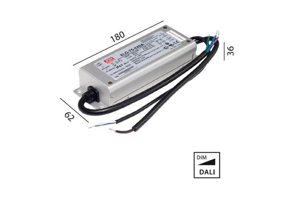 Konverter 12V DC 60W DALI IP67  230V/12V DC / L=180 B=63.5 H=35.5mm