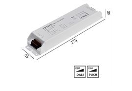 Konverter 24V LED 150W DALI-Touch DIM weiss  240V/ 6.25A / L=275 B=55 H=40 / IP20