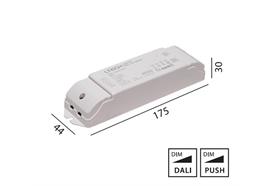 Konverter 24V LED 36W DALI-Touch DIM weiss  240V/ 6.25A / L=175 B=44 H=30 / IP20