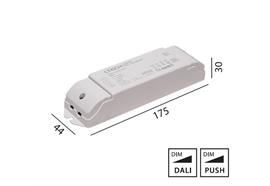 Konverter 24V LED 36W DALI-Touch DIM weiss  240V/ 6.25A / L=175 B=44 H=30 / IP20