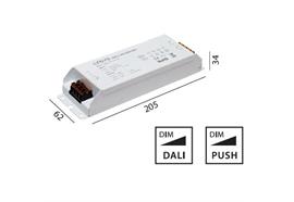 Konverter 24V LED 75W DALI-Touch DIM weiss  240V/ L=205 B=62 H=34 / IP20