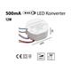 Konverter DC 12W 500mA D=45mm weiss  220-240V / D=45 H=20 / IP20