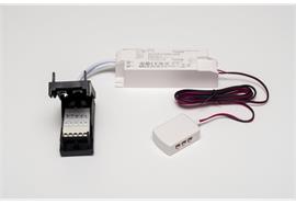 Konverter DC 20W/350mA mit 6-fach-Verteiler weiss  240V DC 350mA L=120 B=41 H=28 IP20