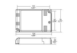 Konverter DC Maxi Jolly DALI 50 /1-10V /Push  220-240V/ L=124 B=79 H=22