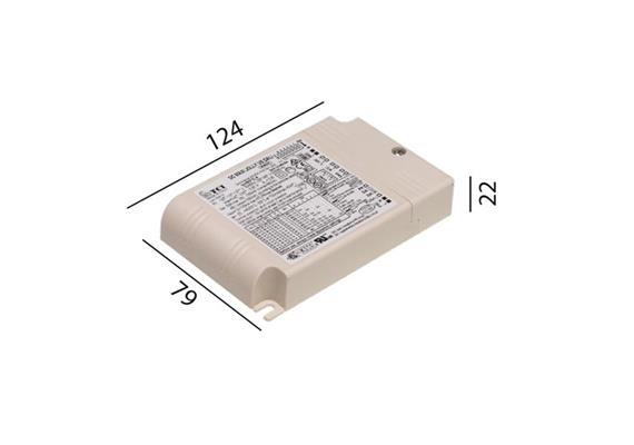 Konverter LCAI 50W 1050 mA N020 DALI  110-240V/ L=124.5 B=79 H=22