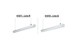 Kunststoff-Abdeckung opal matt zum Profil Line Q  L=1000mm Aussen B=20.3mm Innen B=16.7mm