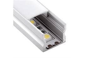 Kunststoff Diffussor für Led Profil 81064 opal  L=3000mm
