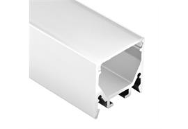 Kunststoff Diffussor für Led Profil 81066 opal