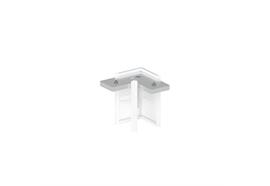 L-Stück S für Stromschiene Magneto 02 weiss matt  L=26.2mm H=52.5 B=26.2mm IP20