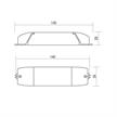 LED Konverter DC 10V-12V- 24V/ 25W  220-240V / L=145 B=39 H=28 / IP20 | Bild 2