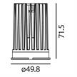 LED MR16 Modul Prof.V10 - 12.4W/60° CRI-90 3000°K  H=71.5mm DC 450mA 1238lm IP20 | Bild 2