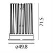 LED MR16 Modul Prof.V8 - 9.2W/40° CRI-90 3000°K  H=71.5mm DC 500mA 750lm IP20 | Bild 2