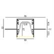 LED Profil Intro 30 R12 randlos LED 30x32  L=5000mm B=30mm ET=32mm | Bild 2