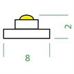 LED-Strip Flex 24V 14.4W/m fine120° warmweiss  24V SMD 2700K 1222lm/m CRI90 / B=8mm H=2mm | Bild 2