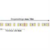 LED-Strip Flex 24V 14.4W/m fine120° warmweiss  24V SMD 2700K 1222lm/m CRI90 / B=8mm H=2mm
