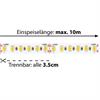 LED-Strip Flex 24V 20.1W/m fine120° warmweiss  24V SMD 2700K 1580lm/m CRI90 / B=8mm H=2mm