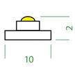 LED-Strip Flex 24V 24W/m 120° warmweiss  24V SMD 3000K 1640lm/m B=10mm H=2mm | Bild 2