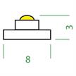 LED-Strip Flex 24V 9.6W/m neutralweiss  24V SMD 4000K 736lm/m B=8mm H=3mm | Bild 2