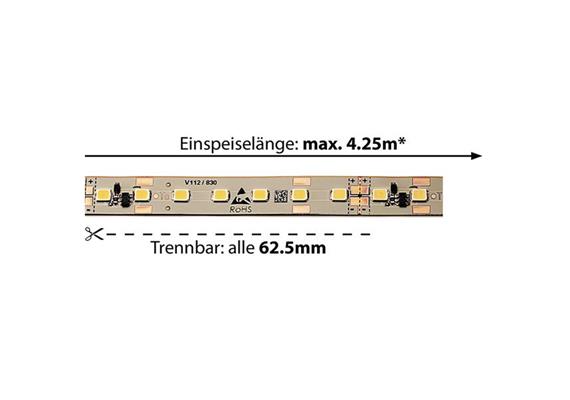 LED-Strip Prime-Flex 24V 22W/m 120° warmweiss  24V 3000K 2860lm/m CR90 B=9.5mm H=1mm
