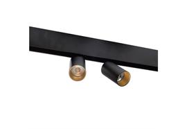 Magneto Duo Schienen-Strahler Tube 40 bronze  DC 48V 15W 3000K 2x668Lm L=90 H=105