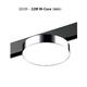 Magneto Leuchte M-Core 22W /120° schwa matt  DC 48V 3000K 1980Lm / D=180 HT=63 H=35 / IP20