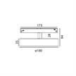 Magneto Leuchte M-Core 22W /120° schwa matt  DC 48V 3000K 1980Lm / D=180 HT=63 H=35 / IP20 | Bild 2