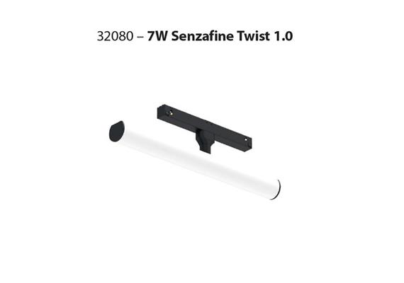 Magneto Leuchte Senzafine Twist1.0 / 7W schwarz opal  DC 48V 2700K 491Lm L=295 D=30 / IP20